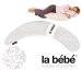 La Bebe™ Moon Maternity Pillow Art.97443 Classic Grey Большая подушка для беременных с наполнителем из Memory Foam (особенно мягкий и тихий наполнитель) 185cm