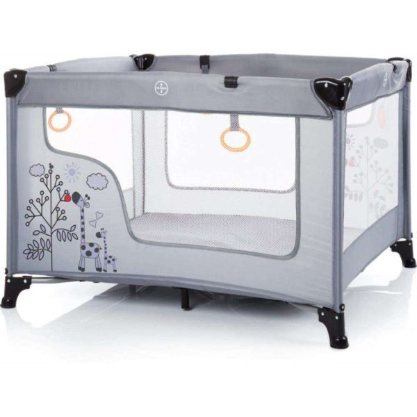 Fillikid Playpen Art.4008-17 Giraffe Lightgrey Детский Манеж
