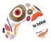 La Bebe™ Mimi Nursing Cotton Pillow Art.78762 Autumn red Подковка для сна, путешествий, кормления малыша 19x46cm