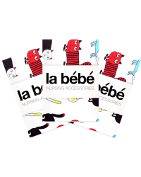 La Bebe™ Set 75x75(3) Art.81793 Cats Хлопковые (сатиновые) пеленки 75x75cm, 3 шт