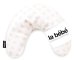 La Bebe™ Mimi Nursing Linen Pillow Art.72699 Dots Подкова для сна, кормления малыша 19x46cm Чехол 100% Натуральный Лён