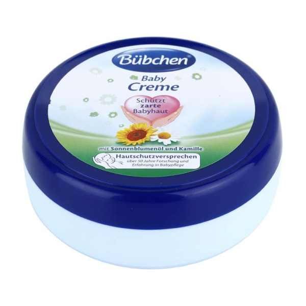 Обложка книги «Bubchen Baby Creme Крем под подгузник, с маслом подсолнечника и экстрактом ромашки (150 мл)»