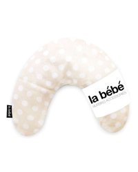 La Bebe™ Mimi Nursing Linen Pillow Art.72678 Dots Подкова для сна, путешествий, кормления малыша 19x46cm