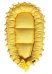 La Bebe™ Babynest Art.103004 Yellow Lemon Гнездышко – кокон для новорожденных