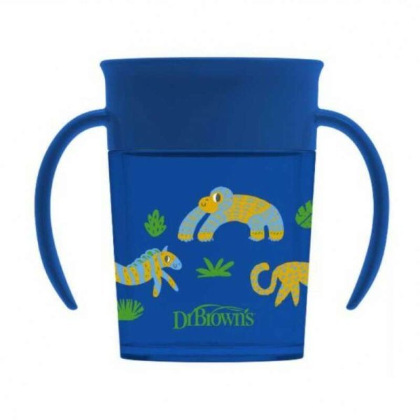 Обложка книги «Dr.Browns Cheers 360 Cup Art.TC71006-INTL Чашка-непроливайка с ручками, 200 мл»