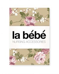 La Bebe™ Satin 75x75 Art.80908 Roses Хлопковая пеленочка для малышей 75x75 см