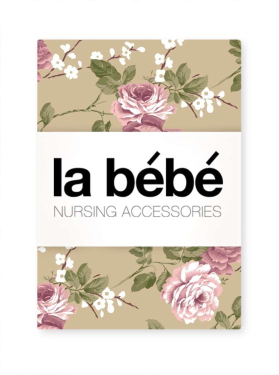 La Bebe™ Satin 75x75 Art.80908 Roses Хлопковая пеленочка для малышей 75x75 см