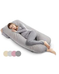 La Bebe™ Cushy Maternity Pillow Art.91913 Многофункциональная подушка для беременных и кормящих (U Shaped) , наполнение синтепон, 155x80cm