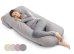 La Bebe™ Cushy Maternity Pillow Art.91913 Многофункциональная подушка для беременных и кормящих (U Shaped) , наполнение синтепон, 155x80cm