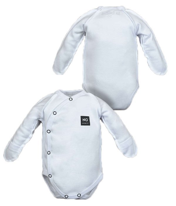 Обложка книги «La Bebe ™ Baby Body Art.117682 White Бодик из 100% мягкого хлопка с длинным рукавом»