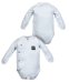 Обложка книги «La Bebe ™ Baby Body Art.117682 White Бодик из 100% мягкого хлопка с длинным рукавом»
