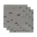Jollein Muslin Spot Grey Art.535-­855­-65347 Высококачественная муслиновая пелёнка из бамбука, 3 шт. (70x70 см)