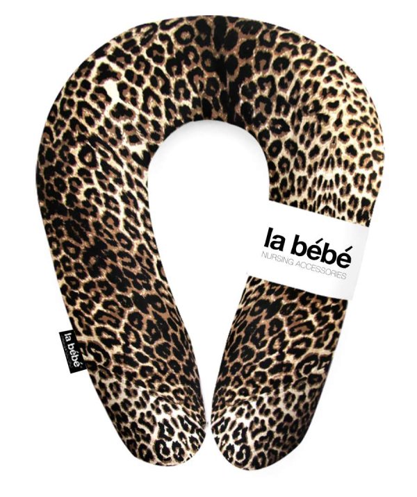 La Bebe™ Snug Cotton Nursing Maternity Pillow Art.13048 Jungle Edition Leo Подкова для сна / кормления малыша 20x70 cm