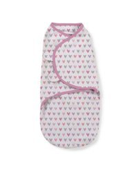 Summer Infant Art.55656 SwaddleMe I love you Хлопковая пелёнка для комфортного сна, пеленания 3,2 кг до 6,4 кг.