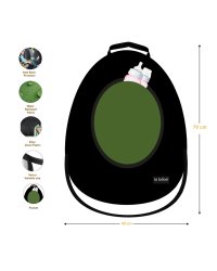 La bebe™ Car Seat Back Protector Avocado Art.148757 Black Aizsargpārvalks autosēdeklim (Autokrēsla atzveltnes aizsārgs, sēdekļa muguras pārsegs )