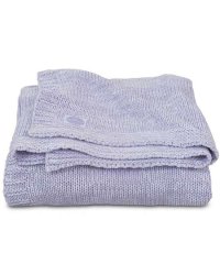 Jollein Soft Knit Soft Lilac Art.516-511-65214 Хлопковый вязаный плед 75x100см