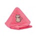 Fillikid Cat Towel Art.1041-12 Coral Red Детский комплект для ванной Махровое Полотенце с капюшоном 75х75 см + рукавичка для мытья