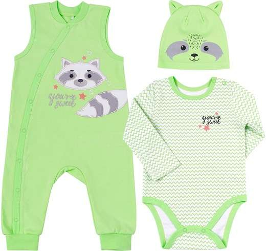 Bembi Art.KP221-601 Детский комплектик из 3 частей 100% хлопок