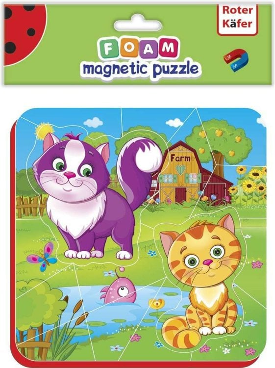 Roter Käfer Foam Magnetic Puzzle Art.RK5010-05 Мягкий пазл с магнитами (Vladi Toys)