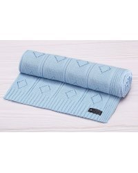 Kids Blanket Cotton Art.P001 Blue Детское одеяло/плед из натурального хлопка 100х150см