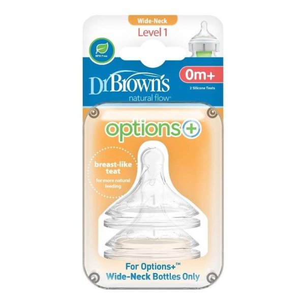 Обложка книги «Dr.Browns Wide OPTION Art.WN1201-INTL Пустышка с широким горлышком от 0m+ мес. (2 шт.)»
