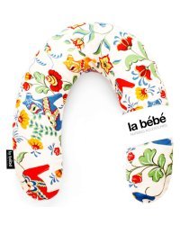 La Bebe™ Rich Maternity Pillow Art.24434 Swedish Color Dala Horse Подкова для сна, кормления малыша, 34x104 cm