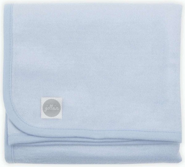 Jollein Cotton Light Blue Art.514-511-00082 Детское одеяло из натурального органического хлопка , 75х100см