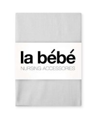 La Bebe™ Set 100x135/40x60 Art.37757 Light Grey Комплект детского постельного белья из 2х частей 100x135cm