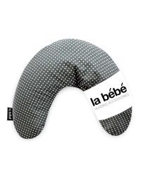 La Bebe™ Mimi Nursing Satin Pillow Art.80960 Pearl Dark Подкова для сна, кормления малыша 19*46cm