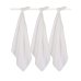 Jollein Muslin White Art.535­-855­-00001 Высококачественная муслиновая пелёнка из бамбука, 3 шт. (70x70 см)