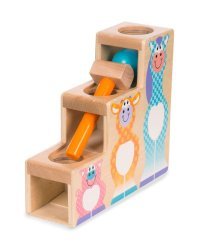 Melissa&amp;Dough Play Pound &amp; Roll Stairs Art.40124 Развивающая игра с молоточком