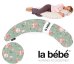 La Bebe™ Moon Maternity Pillow Art.3102 Roses Grey Большая подушка для беременных с наполнителем из Memory Foam (особенно мягкий и тихий наполнитель) 185cm