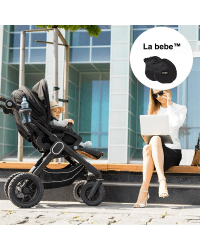 La bebe™ Wheel Cover S (18-25 cm) Art.135675 Black, Riepu pārvalki,2 gab, S izmērs