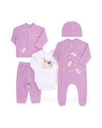 Bembi Art.KP230-Q10 Детский комплектик из 5 частей 100% хлопок