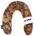 La Bebe™ Rich Satin Nursing Maternity Pillow Art.15689 Eastern Brown/Gold Подкова для сна, кормления малыша 30x104 cm