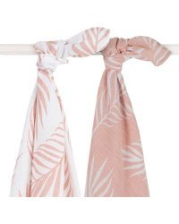 Jollein Muslin Nature Pale Art.535­-852-­65314 Высококачественная муслиновая пелёнка из бамбука, 2 шт. (115x115 см)