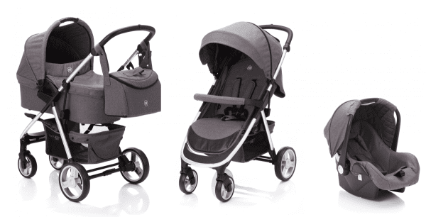 Fillikid Lion Art.E05-07 Dark Grey Универсальная коляска 3 в 1