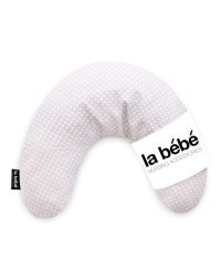 La Bebe™ Mimi Nursing Pearl Grey Satin Pillow Art.80959 Подковка для сна, кормления малыша 19*46cm