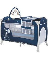 Fillikid Alu Darkblue Art.4040-01 Двухярусная детская кроватка для путешествий