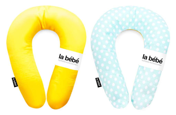La Bebe™ Snug Cotton Nursing Maternity Pillow Art.24429 Подкова для сна, кормления малыша 20x70 cm