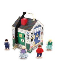 Melissa&amp;Doug Doorbell House Art.12505 Домик с замочками