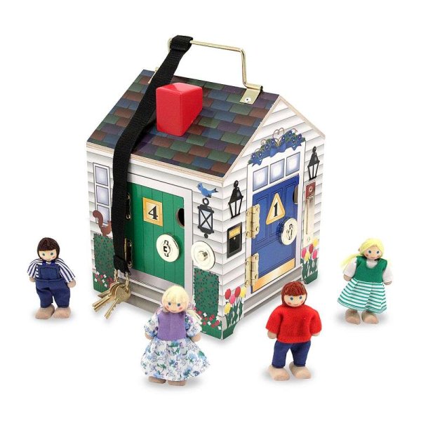 Обложка книги «Melissa&amp;Doug Doorbell House Art.12505 Домик с замочками»
