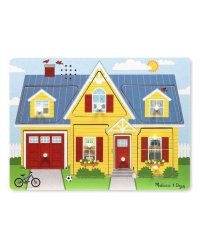 Melissa &amp; Doug Sound Puzzle House Art.10734 деревянная музыкальная головоломка