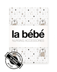 La Bebe™ Cotton 75x100 Art.63155 Bunnies Детский хлопковый пододеяльник 75x100см