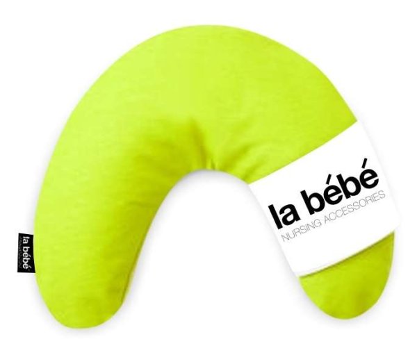 La Bebe™ Mimi Pillow Art.78759 Lime green Подкова для сна, путешествий, кормления малыша 19x46cm