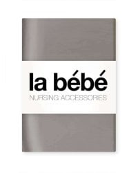 La Bebe™ Satin 70x140 Art.24439 Grey Хлопковая простынка с резинкой 70x140cm