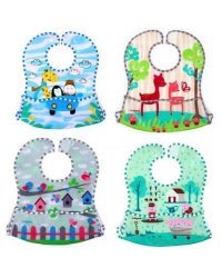 Baby Ono Art.836 Детский Слюнявчик с кармашком фротэ непромокаемый