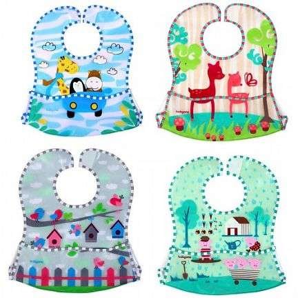Baby Ono Art.836 Детский Слюнявчик с кармашком фротэ непромокаемый