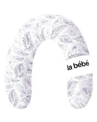 La Bebe™ Rich Maternity Pillow Art.49344 Floral vintage white Подкова для сна, кормления малыша 30x104 cm