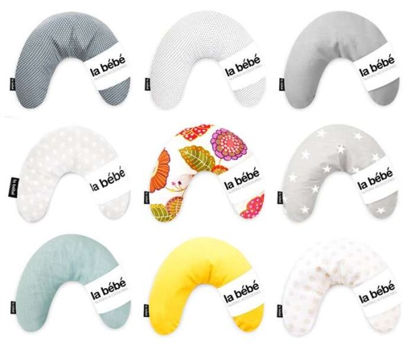 La Bebe™ Mimi MIX Pillow Art.81979 Random color Подкова для сна, кормления малыша, MIX